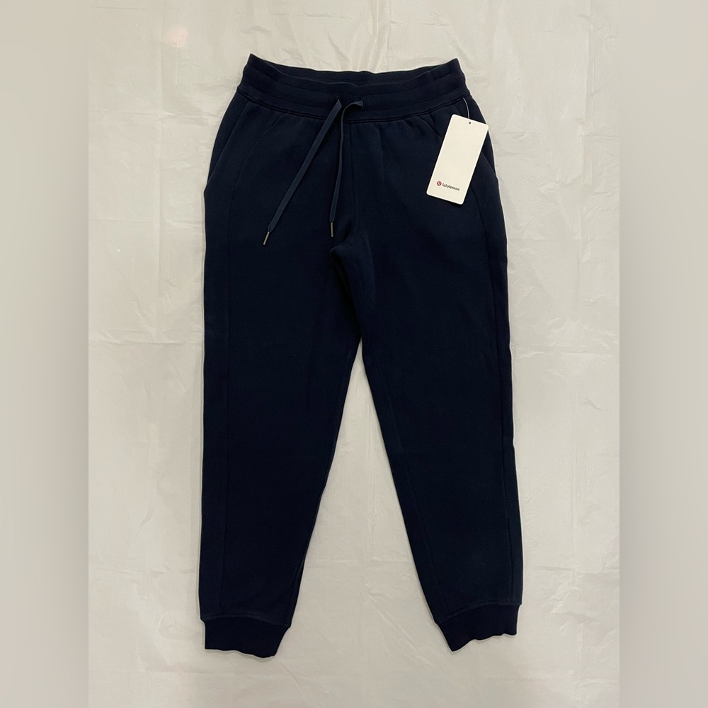 Lululemon High Rise Scuba Jogger, true navy, size 6